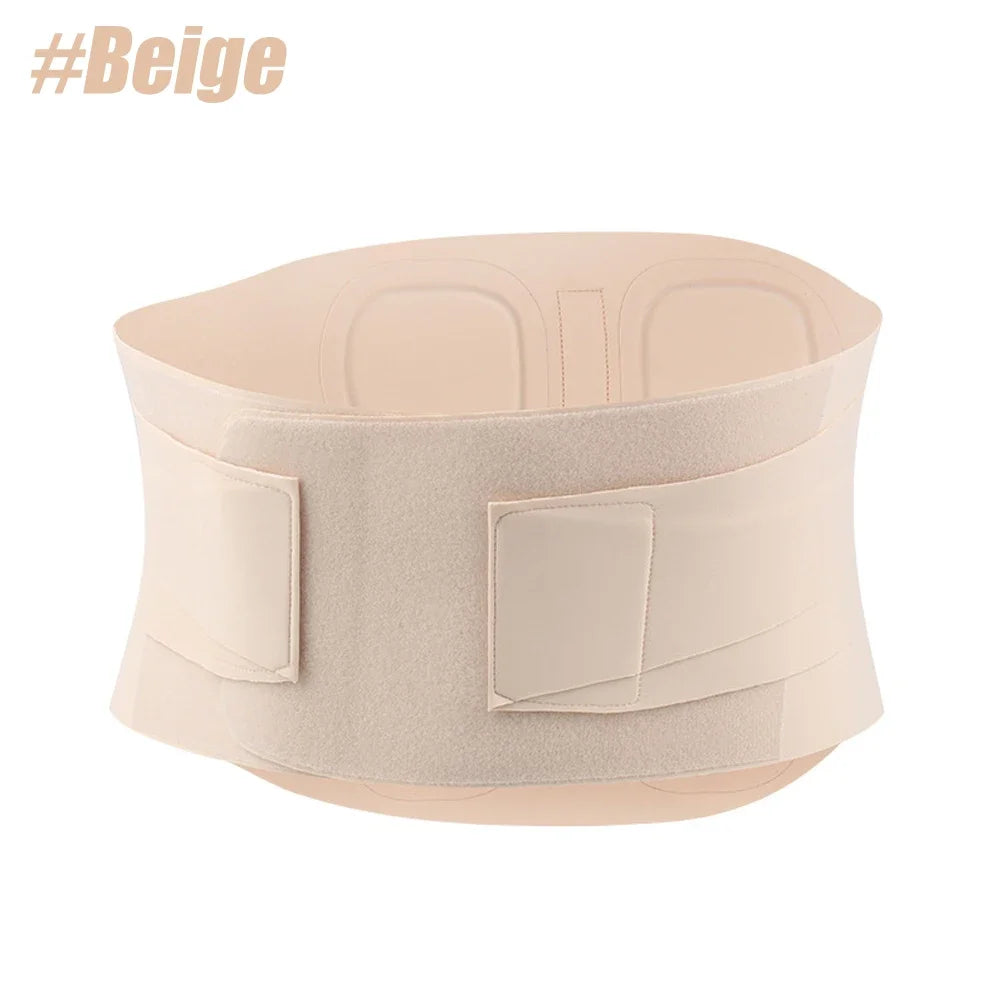 Sports Ultra Thin Back Brace with Lumbar Pad, Seamless Yoga Fabric, Back Brace for Lower Back, Waist Brace for Lower Back Pain