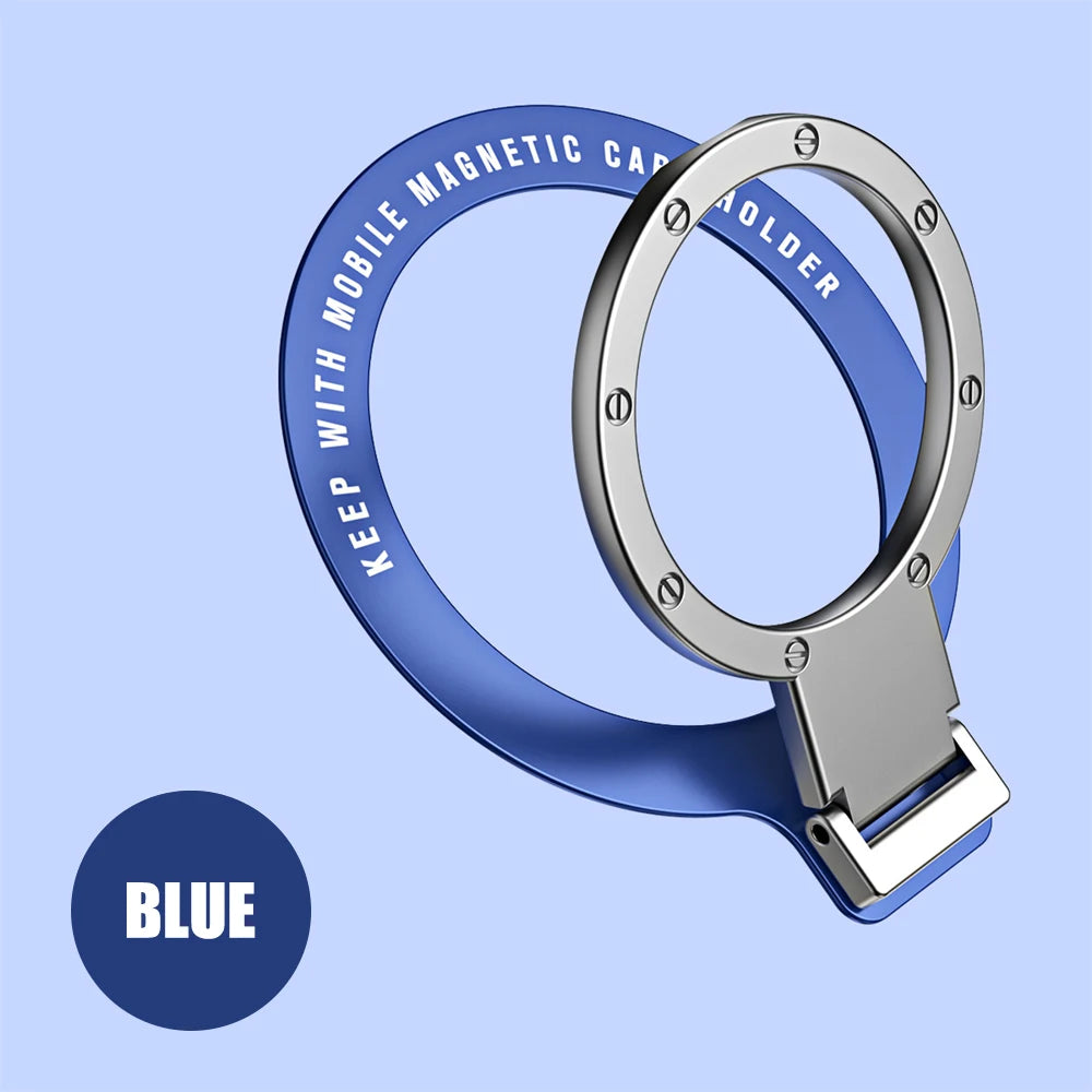 Cell Phone Ring Holder Stand Finger Grip Degree Rotation Kickstand Compatible iPhones Wireless charging