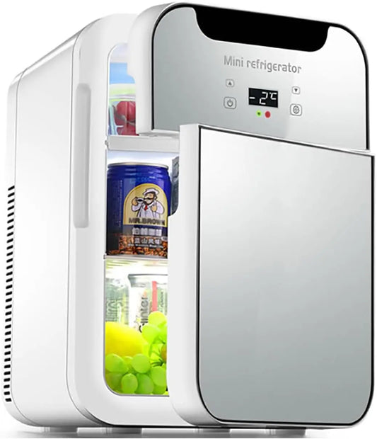 Mini Fridge For Bedroom, 12 Volt Portable Car Refrigerator, 20 Liter Capacity, Cool Down To About 28°C And Hold 25