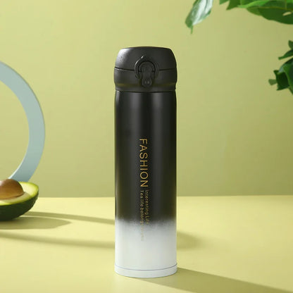 Stainless Steel Vacuum Flask Light Weight Student Thermos Portable Bottle Student Water Cup 350ml