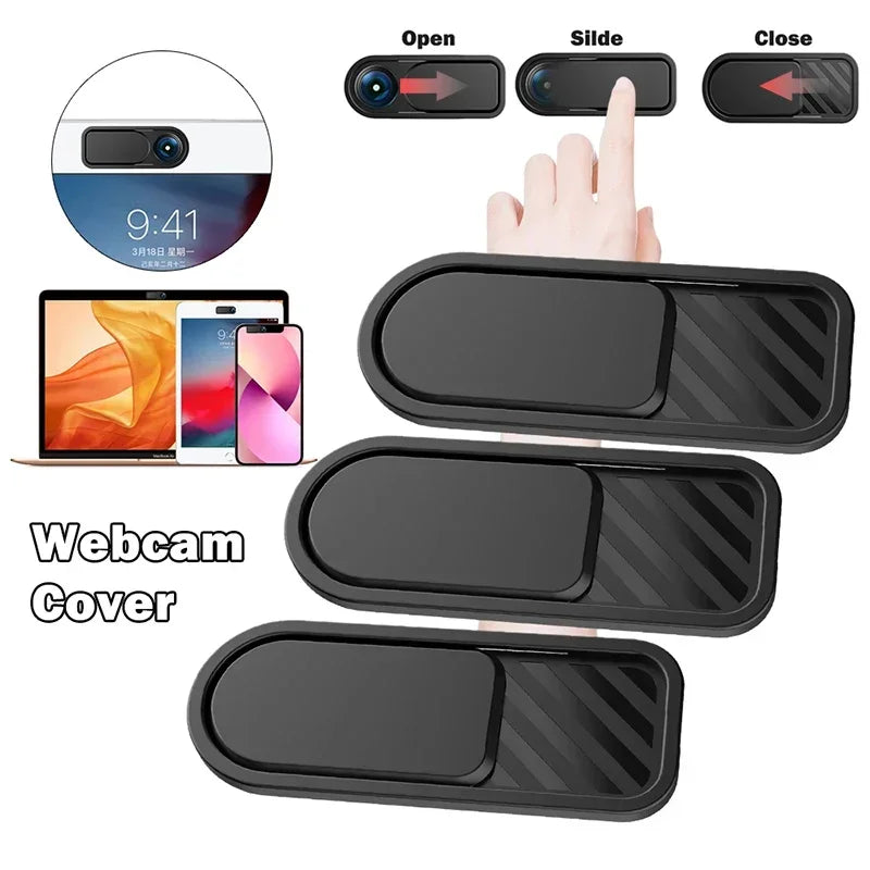 Camera Lens Cover Anti Hacking Peek Sliding Mobile Phone Lens Privacy Sticker for IPad Tablet Webcam Laptop Camera Cover