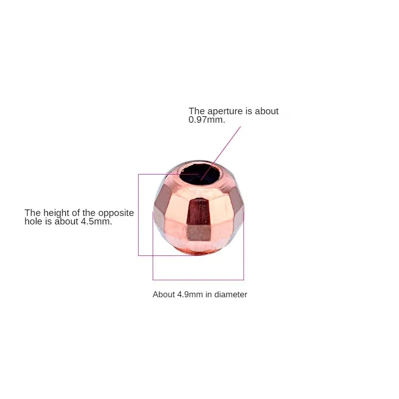 5pcsracelet DIY loose beads Thai silver laser beads silica gel beads 925 silver accessories accessories accessories accessories