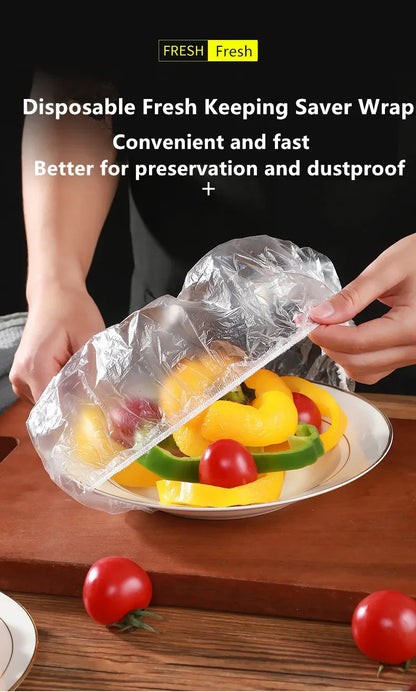 Reusable Food Wrap Storage Covers Bags For Bowl Elastic Plate Silicone Lid Cover Kitchen Fruit Plastic Fresh-Keeping Seal