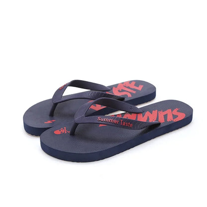 Flip-flops Men's Summer New Soft Sole Non-slip Flip-flops Youth Leisure Beach Sandals Sandalias De Fiesta Elegantes