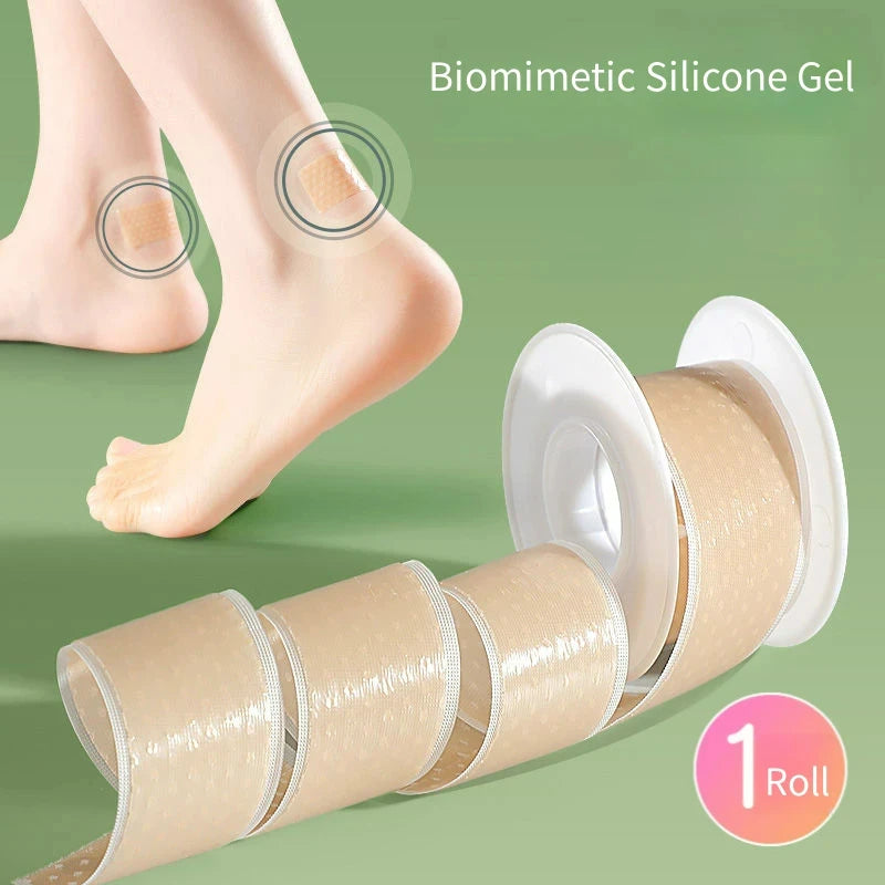 Biomimetic Silicone Heel Sticker Womens Shoes Heel Protectors Foot Care Products Multifunctional Invisible Shoes Accessories