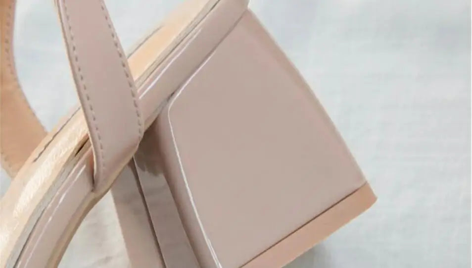 Chunky Sandal Woman Summer New 2024 Orthopedic Roman Wedge Rhinestone Sexy Medium Heel Mirror Luxury Designer Sandals for Women