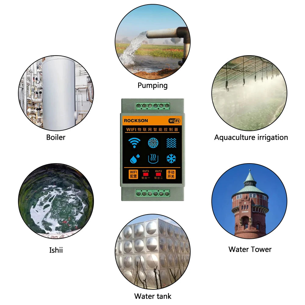 Smart Home Water Level Sensor wifi Controller Leakage Flood Alarm Swimming Vape Tank Flow Detector System Leak Protection