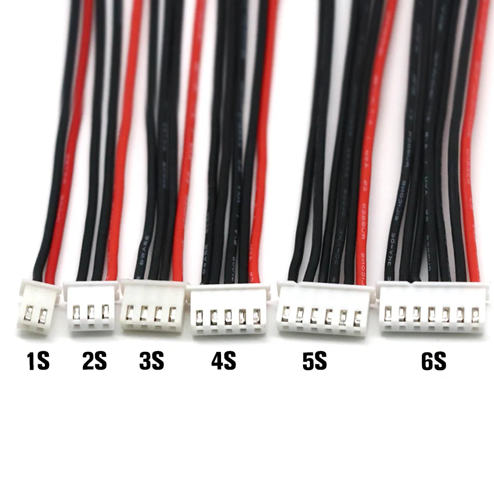 5pcs/lot 1S 2S 3S 4S 5S 6S Lipo Battery Balance Charger Cable IMAX B6 Connector Plug Wire Wholesale