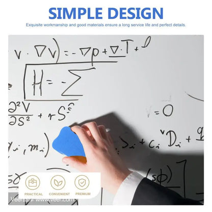 24 Pcs Whiteboard Eraser Dry Erase Erasers EVA Felt Cloth Bone Shaped Teacher Supplies Classroom Accessories Presentation Tools