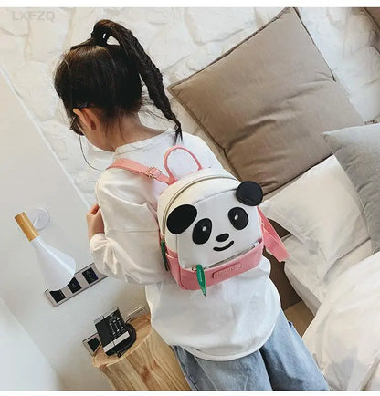 Children's School bags For Girls Kids Bag Kindergarten New 3-4-7 Girl Boy Simple Fashion Light Panda Cute School Backpack Rugzak