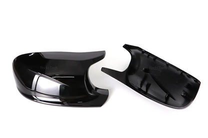 M Style Look Rearview Mirror Cover Cap Carbon Fiber Look Black for BMW  X3 F25 X1 E84 Pre-LCI 2010 2011 2012 2013 Case