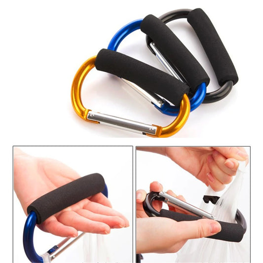 Sponge Baby Stroller Hook Aluminum Alloy Stroller Shopping Hook Accessories Pram Hooks For Baby Car Carriage Buggy