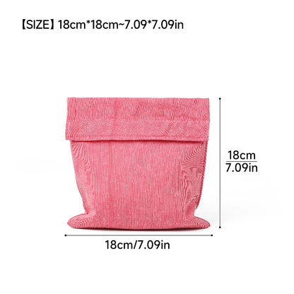 Reusable Sandwich Storage Bag TPU Lining Velcro Snack Bags for Kids Washable Waterproof Food-Safe Reusable Snacks Bags