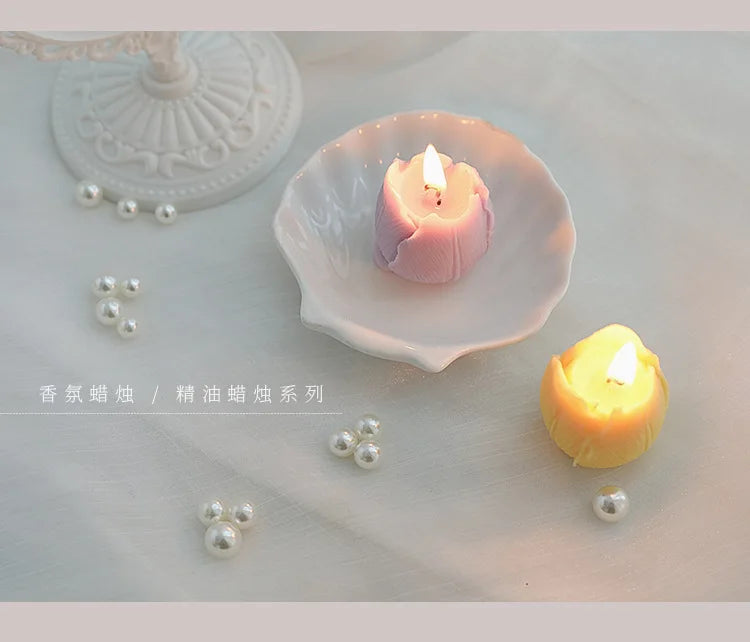 Tulip Scented Candles Gifts Handmade Birthday Gifts Decorative Ornaments Flower Shaped Candles
