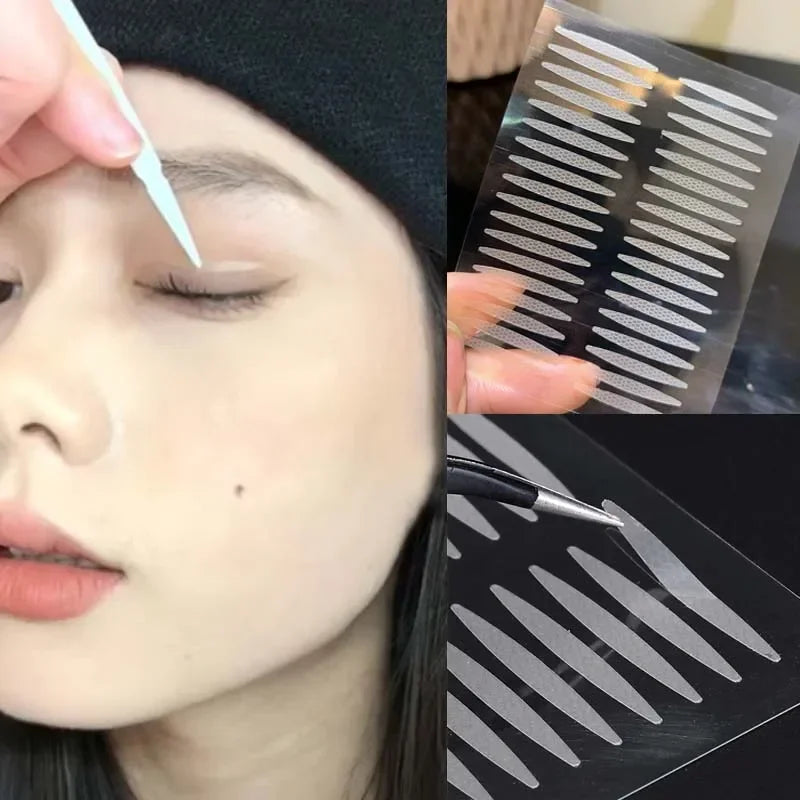1Sheet Double Eyelid Tape Invisible Natural Eyelid Lift Band Self Adhesive Transparent Lace Fiber Waterproof Eye Stickers Tools