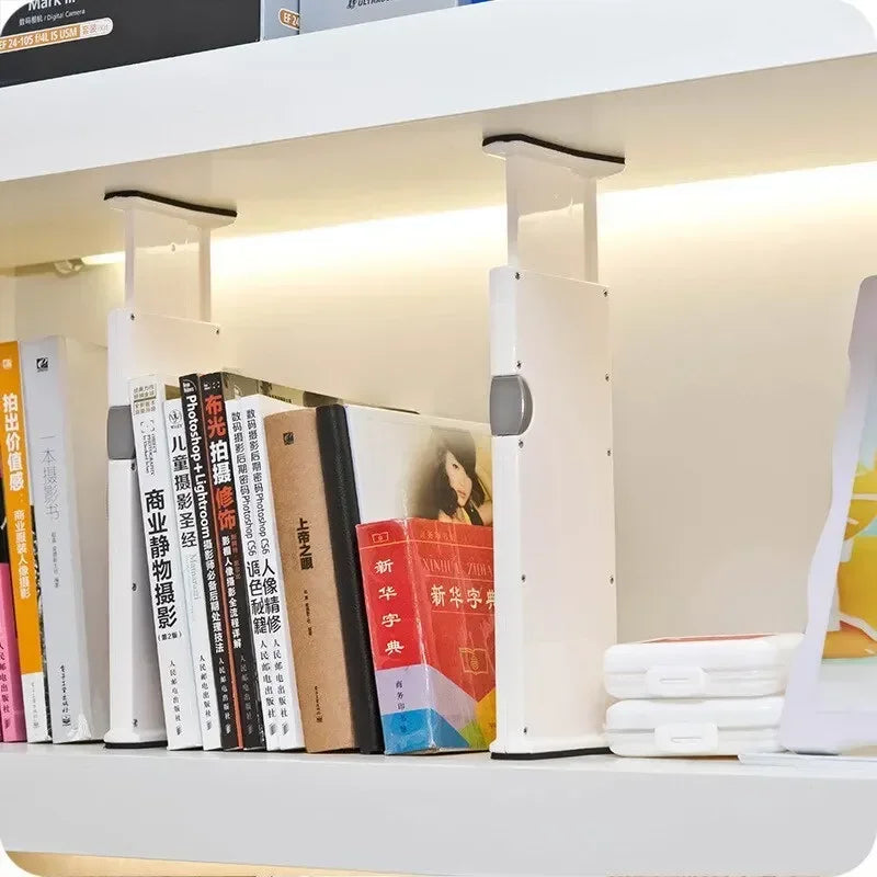 T Drawer Divider Adjustable Home Organization Dividers White Plastic Partition Holder Creative Retractable Drawer Dividers