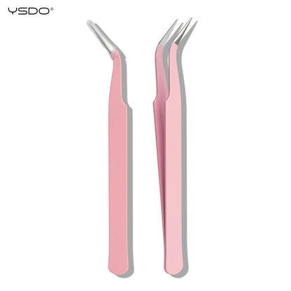 DIY Lash Extension Kit Lash Individual Lashes Clusters8-16mm With Waterproof Lash Bond And Seal Eyelash Tweezers Lash Kit