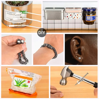 Super Powerful Magnets Strong Disc Magnets for Fridge, DIY, Building, Scientific, Craft 5x2 8x2 10x1 10x2 10x3