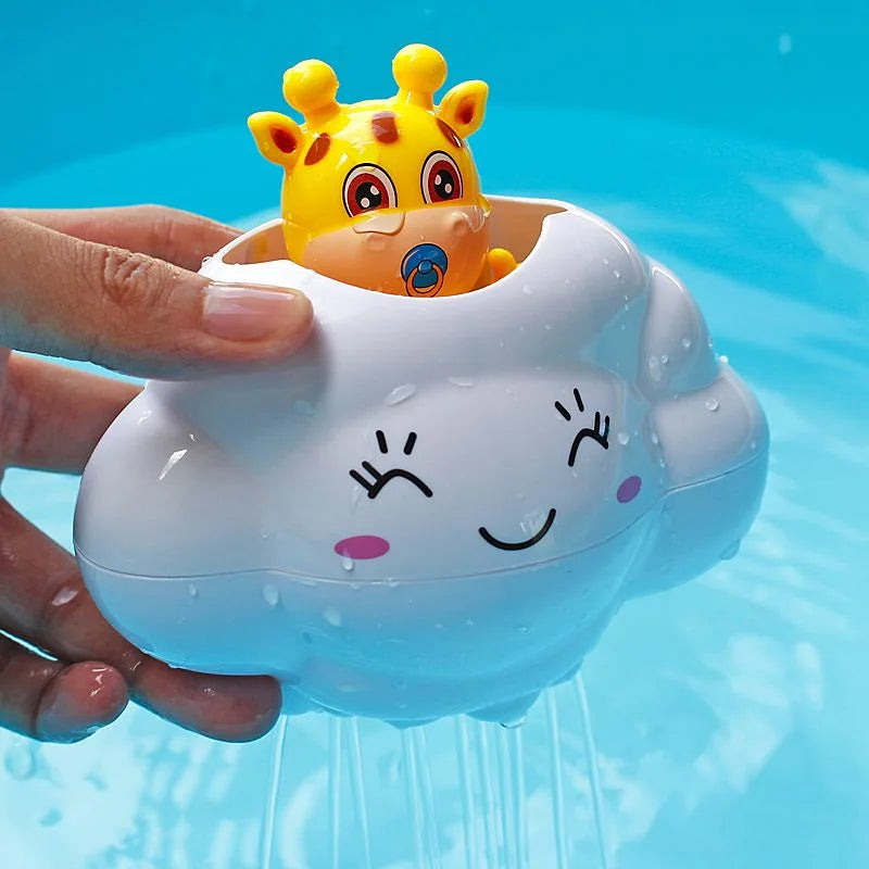 Baby Bath Toy, Bathing Cute Swimming Water Spraying Clouds Shower Bath Toy For Kids Water Playing Toy