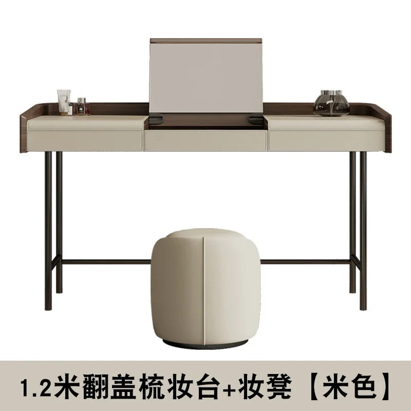 Living Room Vanity Table Nail Makeup Drawers Bedroom Storage Luxury Dressing Table European Mesa De Maquillaje Trendy Furniture