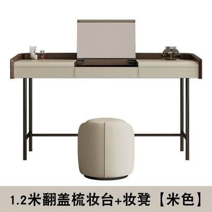 Living Room Vanity Table Nail Makeup Drawers Bedroom Storage Luxury Dressing Table European Mesa De Maquillaje Trendy Furniture