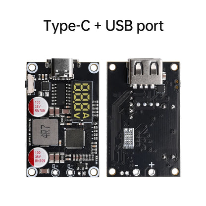 45W PD Mobile Phone Power Bank Charge Type-C USB Boost Charger Circuit Board Power Supply Accessory