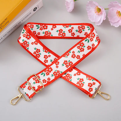 Fashionable And Minimalist Shoulder Strap Print Adjustable Bag Strap Luggage Replaceable Travel Accessories