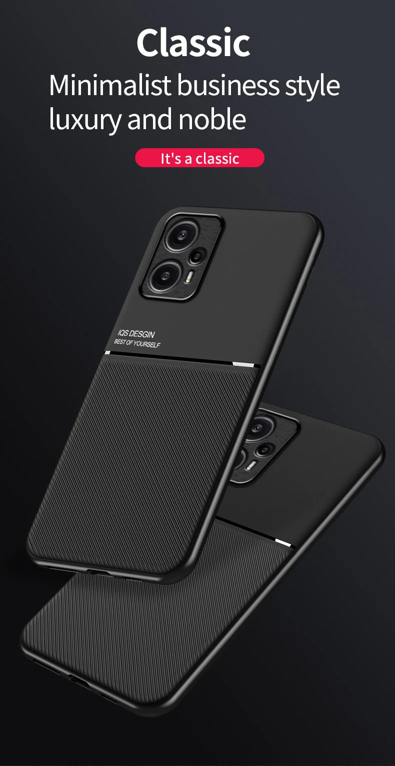 Slim Lightweight Magnetic Case for Xiaomi Redmi 13C 12C Phone Accessories