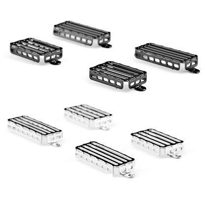 for WPL D12 Truck 3D Metal Lamp Cover Headlight Front & Rear Light Guard 1/10 RC Trailer Remote Control Car Spare Part Upgrade