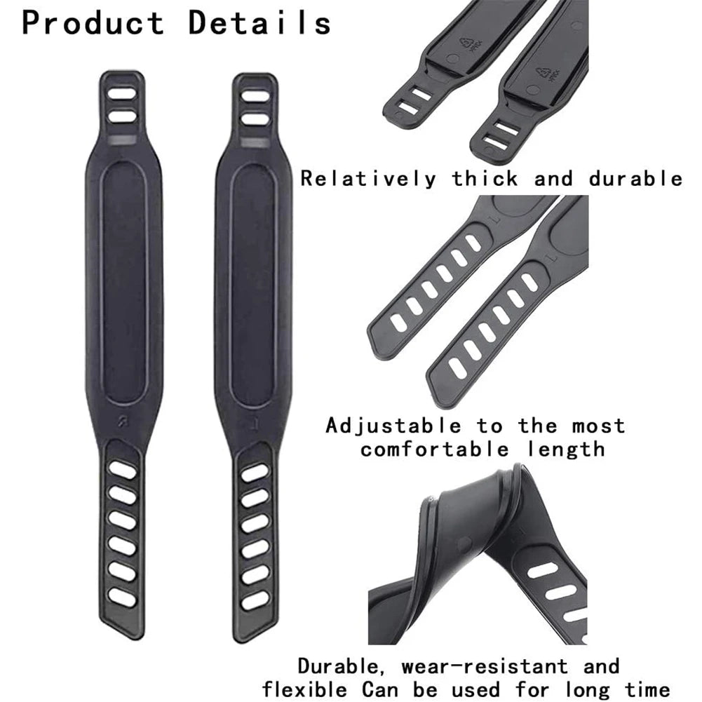 8PCS Exercise Bike Pedal Straps, Adjustable Pedal Straps Foot Pedal Spinning Exercise Bike Home or Gym