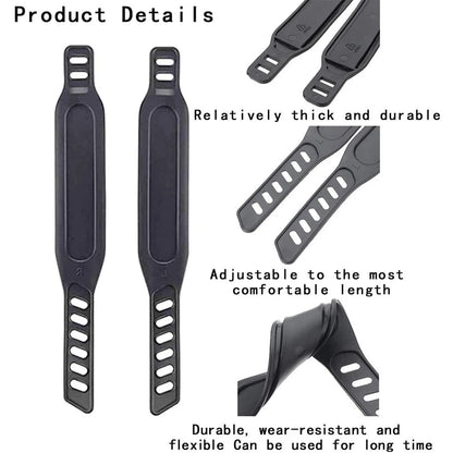 8PCS Exercise Bike Pedal Straps, Adjustable Pedal Straps Foot Pedal Spinning Exercise Bike Home or Gym