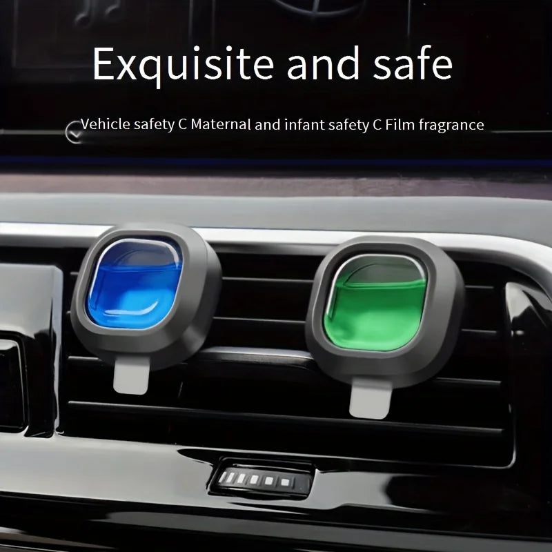 30-Day Long-Lasting Car Air Freshener Vent Clip - Essential Oil Scented Odor Eliminator, 0.14 oz Each, Non-Toxic Fragrance Sourc