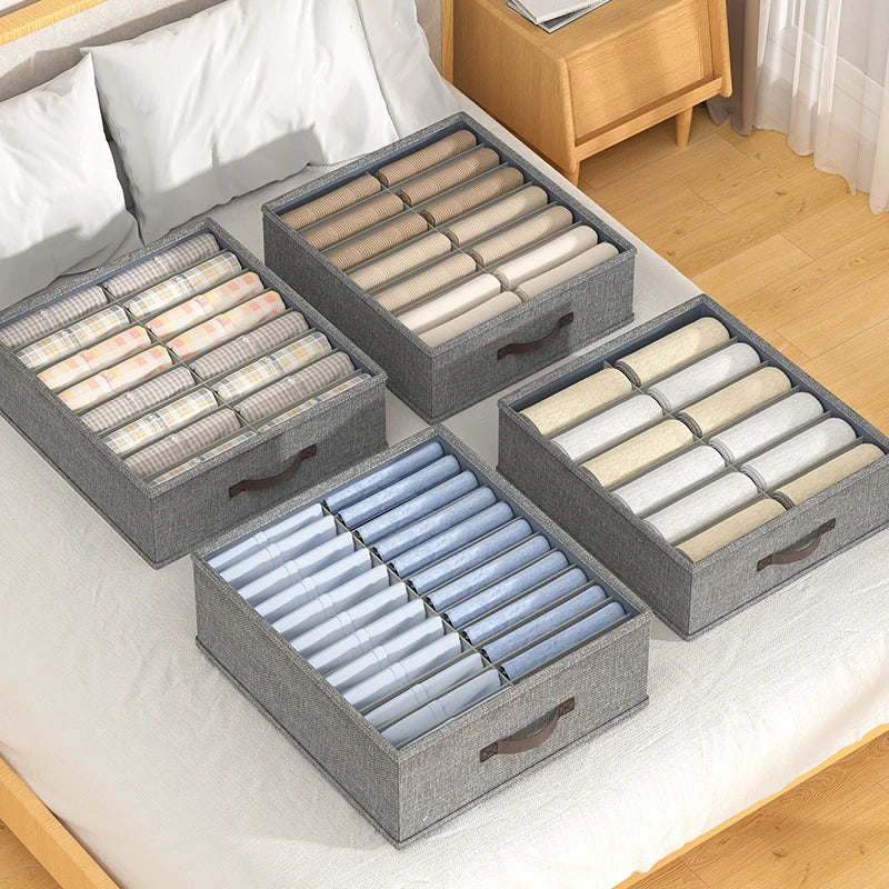 Sports Bra Underwear Organizer Storage Box Panties Socks Storage Boxes Wardrobe Clothes Organizer Cabinet Drawers Separator Box