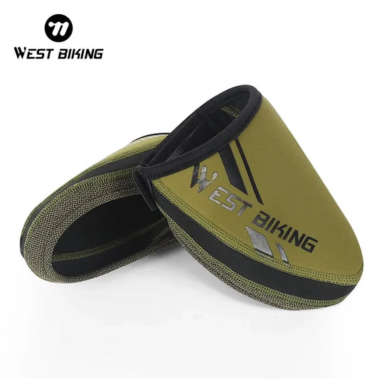 WEST BIKING Bicycle Half Shoe Cover Windproof Non-slip Cycling Boot Cover MTB Road Bike Waterproof Overshoes Bicycle Equipment