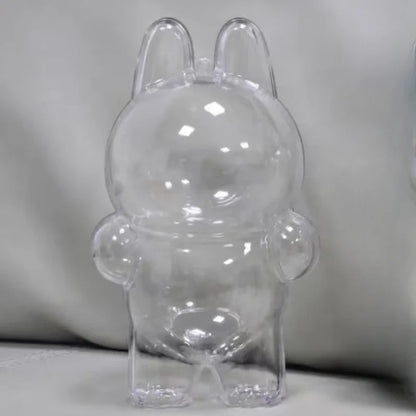 Labubu Transparent Protective Cover Stuffed Toys Cover Labubu I II Doll Display Bag Mini Portable Storage Box