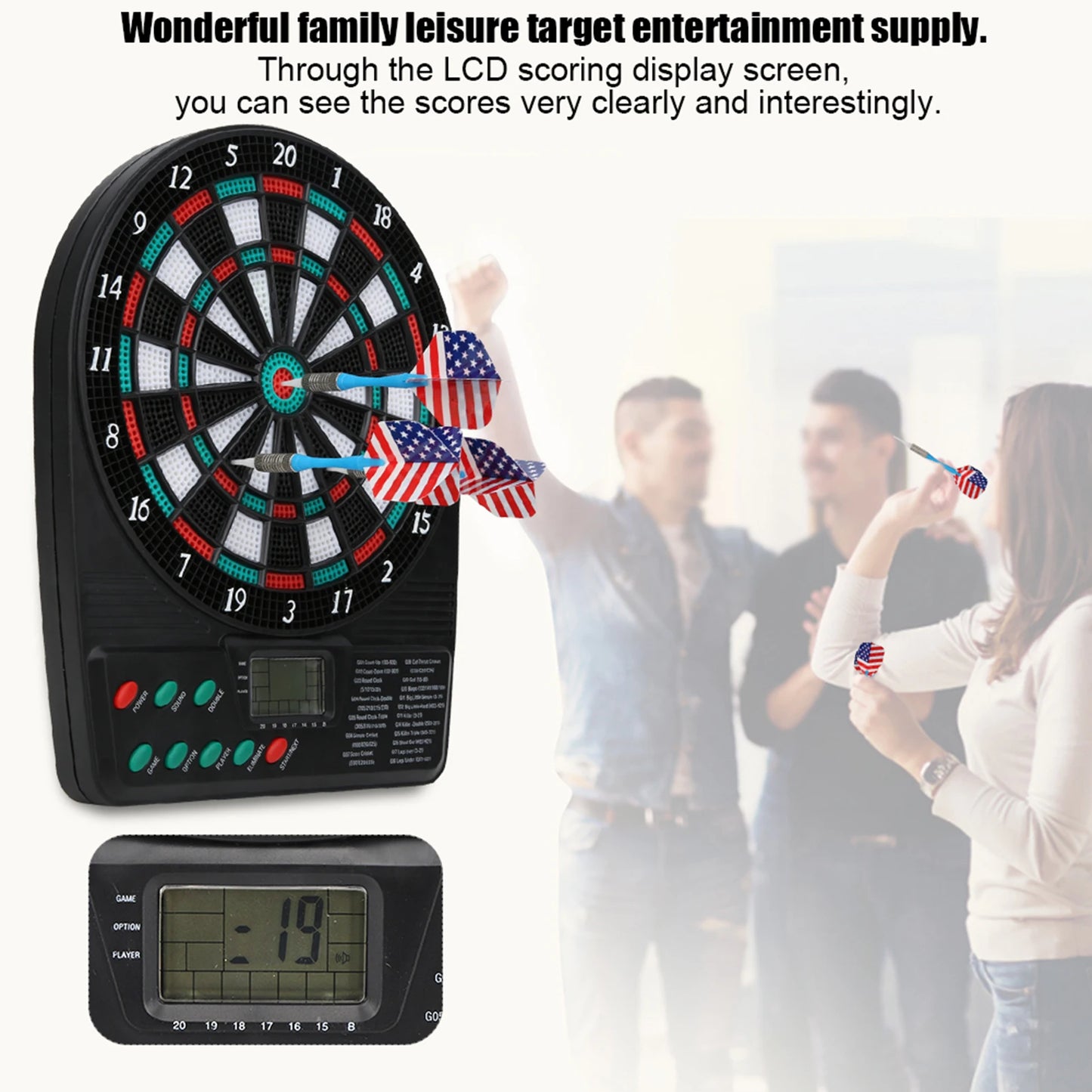 Electronic  Automatic Scoring Soft  Board Set Family Leisure Target Entertainment Electronic  Board Electronic