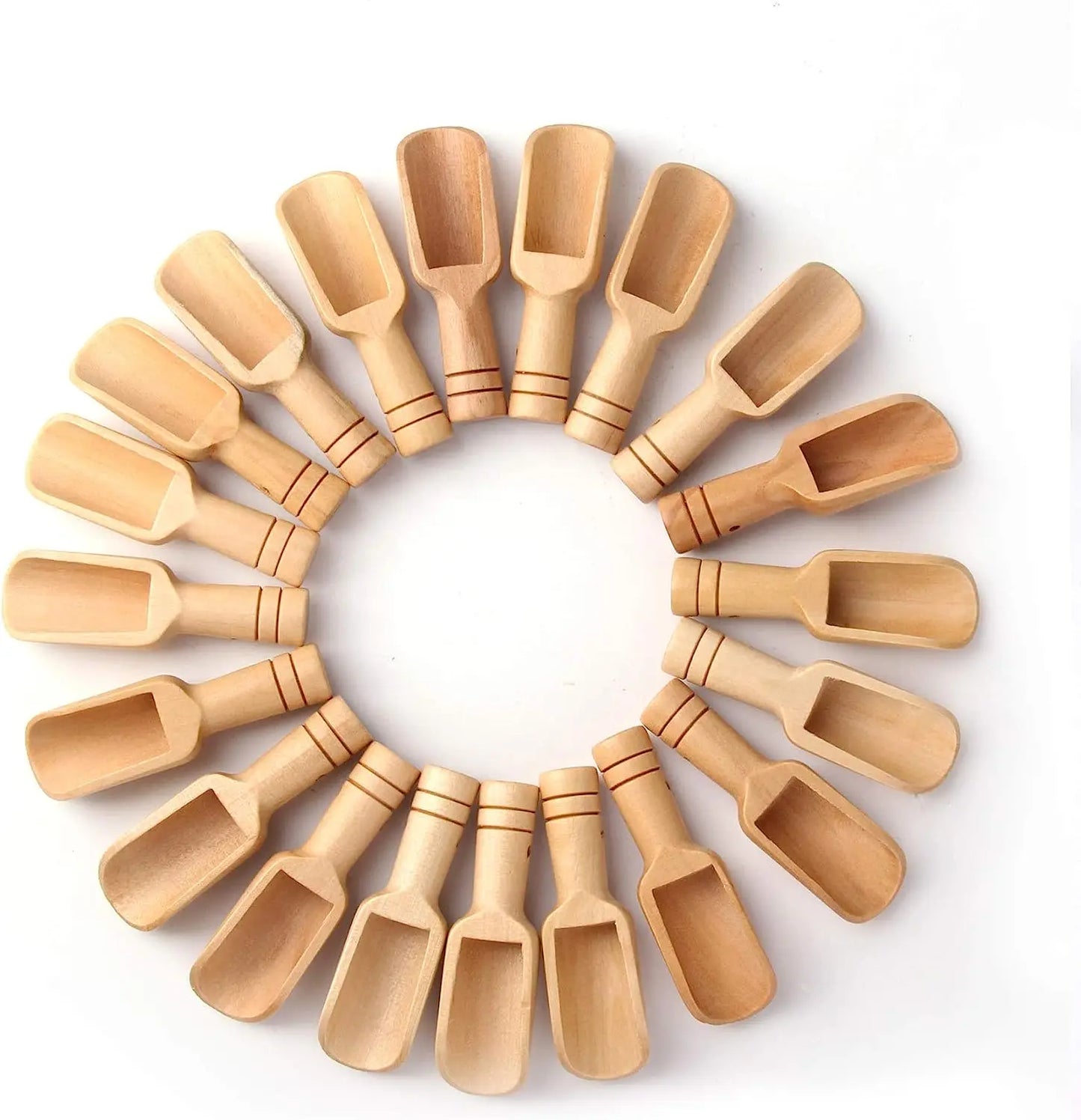 10/30/50/100pcs Coffee Mini Wooden Spoon Bath Salt Spoon Wooden Candy Spoon Laundry Detergent Spoon Set Baby Spoon Kitchen