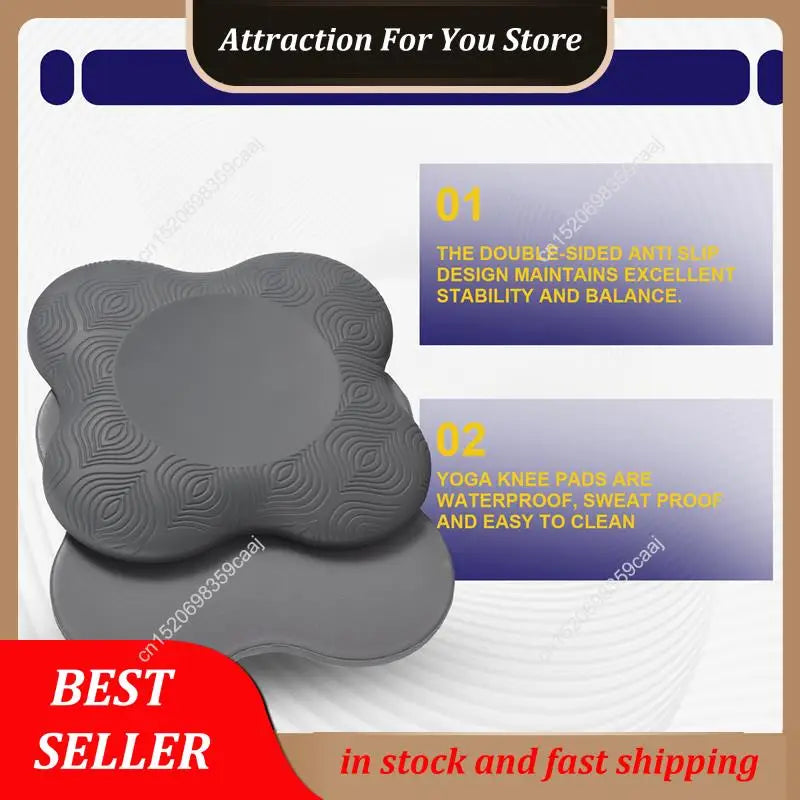 Hot Selling 2PCS Portable Yoga Knee Pad Cushion,Non-Slip Extra Thick Kneeling Pad For Knees, Hands, Wrists, And Elbows