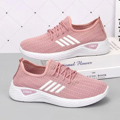 Comfortable Coconut Women's Casual Sports Shoes, Lightweight Breathable Soft-Soled Mesh Fashionable womens shoes women shoes