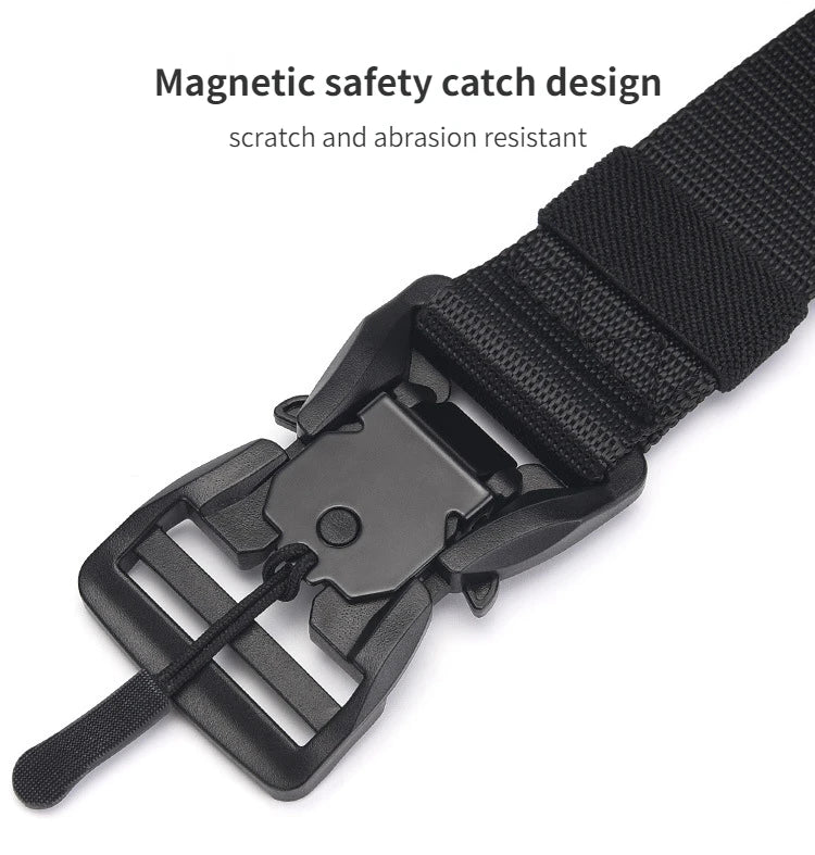 Tactical Belt Magnetic Buckle Belt Casual Nylon Tooling Training Belt Men's Trousers Belt Designer Men and Women Belt