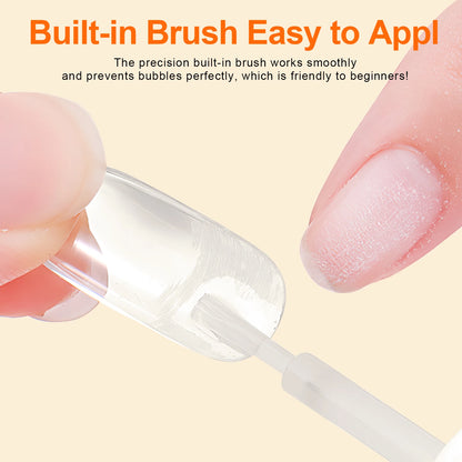 Super Strong Nail Glue For Press On False Nail Tips, Acrylic Fake Nails,Long-lasting Adhesion, Rhinestone Glue With Fast Drying