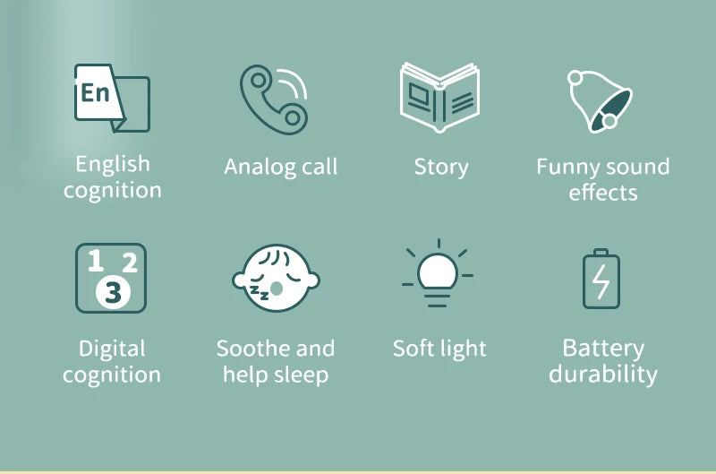 Baby Phone Toy Simulation Music Sound Telephone Toy Toddler Puzzle Early Education Toy Phone Mobile Phone Model Toy Gifts