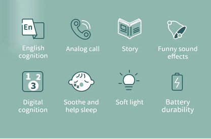 Baby Phone Toy Simulation Music Sound Telephone Toy Toddler Puzzle Early Education Toy Phone Mobile Phone Model Toy Gifts