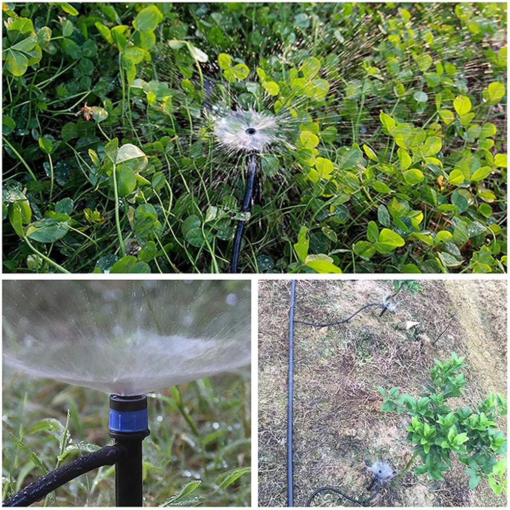 360° Adjustable Sprinkler Nozzles Garden Irrigation Watering System Agriculture Ground Automatic Watering System for Greenhouse
