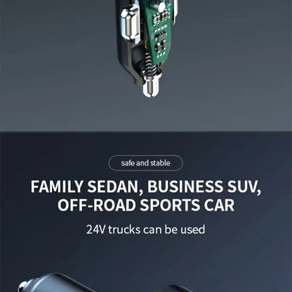 Bluetooth 5.0 FM Transmitter Handsfree Car Radio Modulator MP3 Player With 22.5W USB Super Quick Charge Adapter for Car