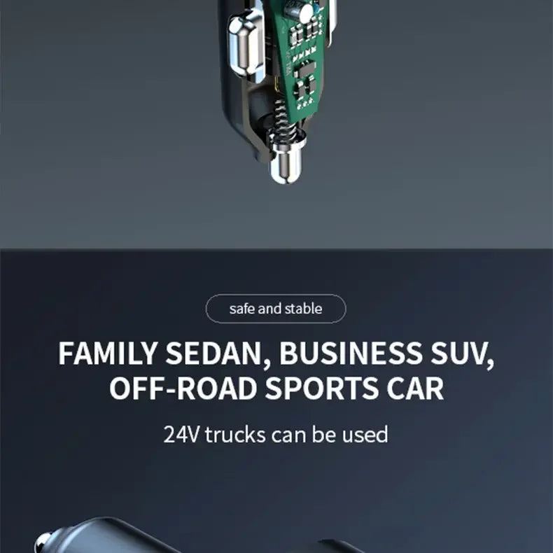 Bluetooth 5.0 FM Transmitter Handsfree Car Radio Modulator MP3 Player With 22.5W USB Super Quick Charge Adapter for Car