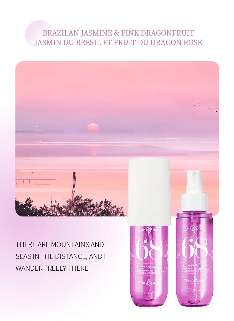 Body fragrance spray Fresh air Scent Long Fruity Non-irritating Portable Liquid Perfume Moisturizes Skin For Men And Women 90ml