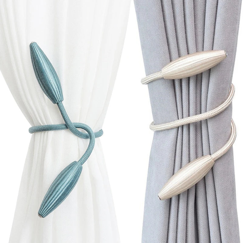 Curtain Buckle Tie Downs No Punch Curtain Tie Downs Curtain Clips Curtain Accessories Simple Curtain Buckle Tie Downs 2pcs