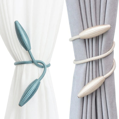 Curtain Buckle Tie Downs No Punch Curtain Tie Downs Curtain Clips Curtain Accessories Simple Curtain Buckle Tie Downs 2pcs