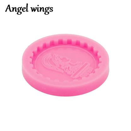 DY1206 African Tribal Symbols Badge Reel Mold Epoxy Resin, Medical,Medical, Physical Therapy, Pharmacy Nursing Chocolate Moulds